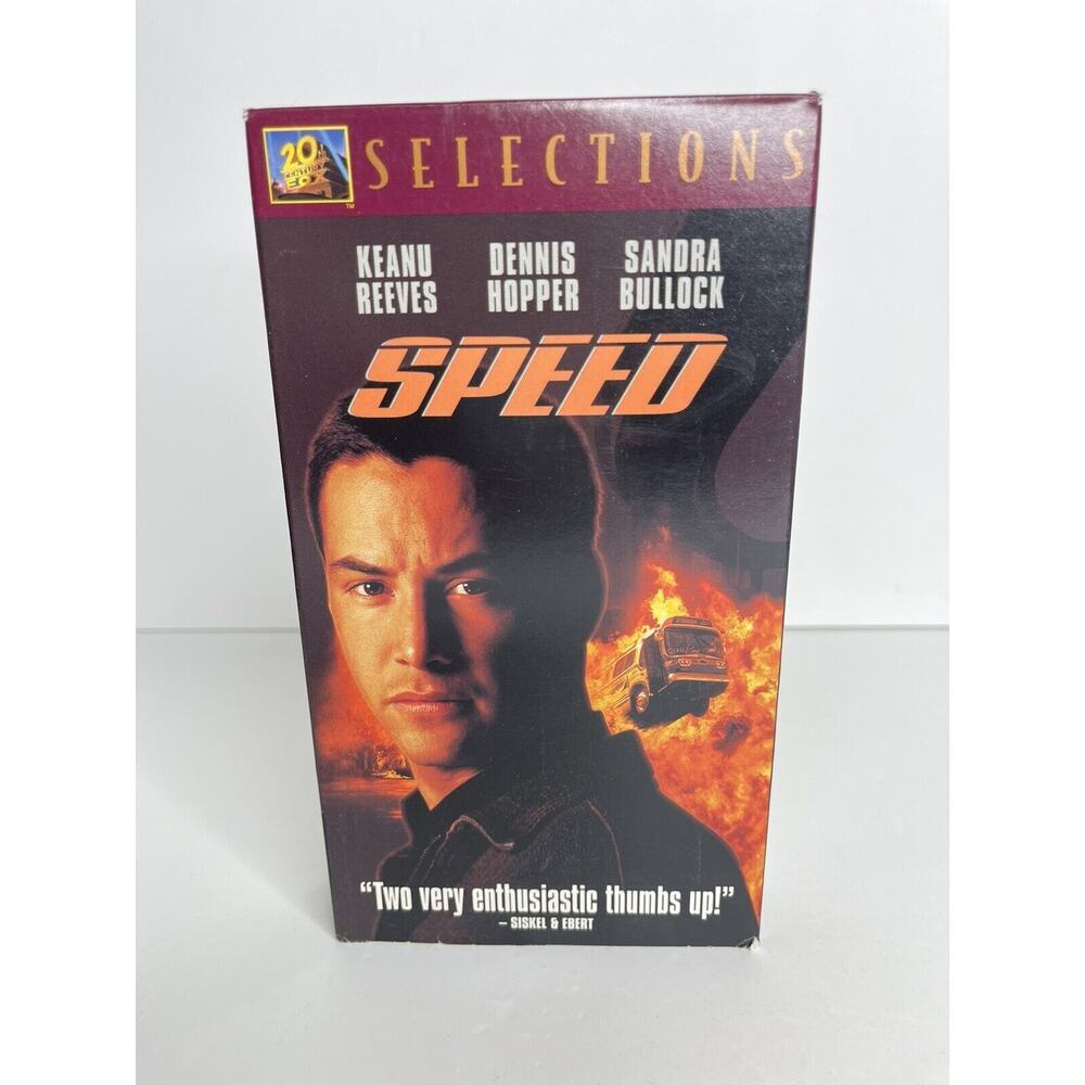 Speed Keanu Reeves & Sandra Bullock VHS Movie USED